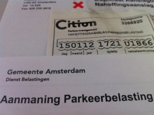 Digitale parkeerkaart, Amsterdam, blog overhaar, hoe aan te vragen, DigiD 