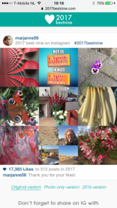 Instagram, overzicht 2017 #2017bestnine, blog, overhaar, advent,